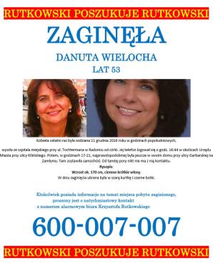 Kulisy porwania i zabójstwa Danuty Wielocha - konferencja Krzysztofa Rutkowskiego 2 lutego 2017 w Radomiu