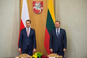 Premier Mateusz Morawiecki w Wilnie: Litwa jest strategicznym partnerem Polski