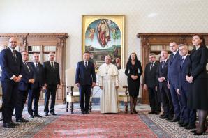 Audiencja Pary Prezydenckiej u papieża Franciszka