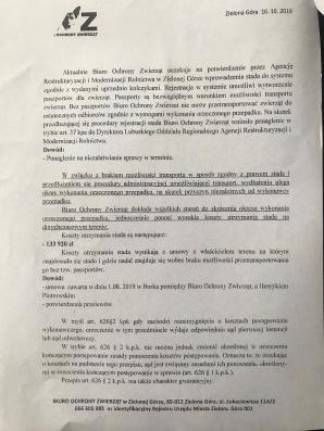 [VIDEO] 423 000 zł od Skarbu Państwa domaga się rolnik Grzegorz Piotrowski spod Gorzowa Wlkp. Za finansowy chaos, do którego doprowadziła wobec niego i 200 sztuk bydła Izabela Kwiatkowska, szefowa Biura Ochrony Zwierząt z Zielonej Góry!