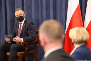 [VIDEO] Prezydent: Dążymy do tego, aby dzieci jak najszybciej wróciły do szkoły