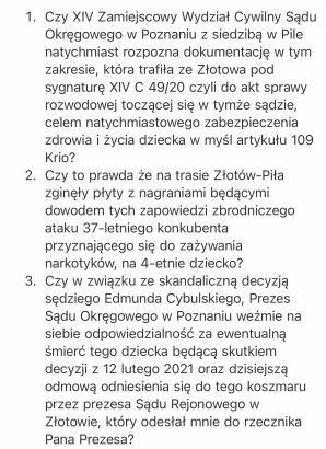 [VIDEO] TOGI BEZ SUMIEŃ: Narkoman zapowiada brutalny atak na 4-letnie dziecko. Sądy w Złotowie i Pile dają przyzwolenie!