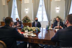 Nowy Polski Ład i Krajowy Plan Odbudowy tematami spotkania w Pałacu Prezydenckim