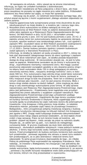 [VIDEO] Polityk Andrzej Kurzątkowski dewastuje przyrodę i teren gminy. Bez pozwolenia i bezkarnie