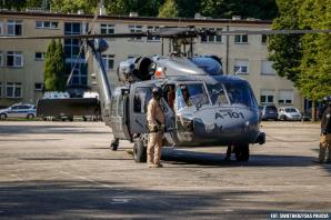 [VIDEO] Gotowi do podjęcia najtrudniejszych zadań. Black Hawk który niedawno wrócił z działań ratowniczo-gaśniczych w Turcji.
