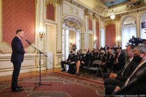 [VIDEO] Para Prezydencka upamiętniła ofiary ataków terrorystycznych 11 września w USA
