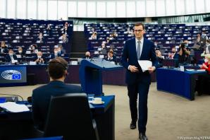 [VIDEO] Wystąpienie premiera Mateusza Morawieckiego w Parlamencie Europejskim