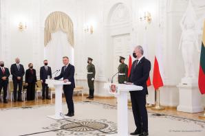 [VIDEO] Para Prezydencka z wizytą w Republice Litewskiej