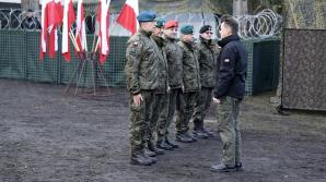 [VIDEO] Andrzej Duda, Prezydent RP, Zwierzchnik Sił Zbrojnych oraz Mariusz Błaszczak, minister obrony narodowej spotkali się z dowództwem i żołnierzami oraz funkcjonariuszami innych służb pełniących służbę na granicy Polski z Białorusią