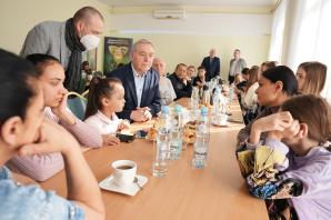 Wizyta w ODR u uchodźców z Ukrainy