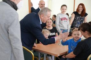 Wizyta w ODR u uchodźców z Ukrainy