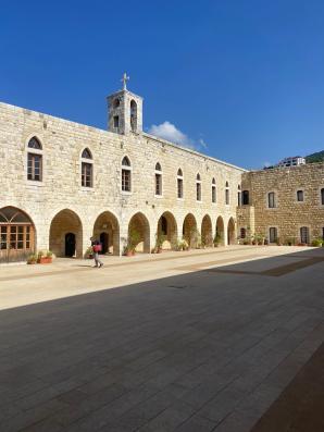 Wernisaż wystawy „Słowacki in Lebanon” w klasztorze św. Antoniego w Ghazir w Libanie