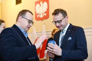 Spotkanie wiceministra Marcina Romanowskiego z Kierownikiem Narodowej Służby Społecznej Ukrainy