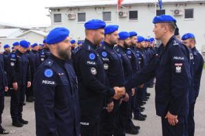 Odznaka dla policjantów biorących udział w misji EULEX w Kosowie