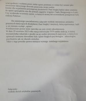 PATRIOT24 INTERWENIUJE: Po naszym zgłoszeniu Ministerstwo Sprawiedliwości przekazuje sprawę fałszywej biegłej sądowej Agnieszki Juszczyk-Mirek do Prokuratury Krajowej! W prokuraturach są kolejne zawiadomienia o możliwości popełnienia przez nią przestępstw!
