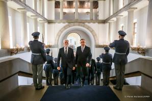 [VIDEO] Spotkanie Prezydentów Grupy Wyszehradzkiej w Pradze