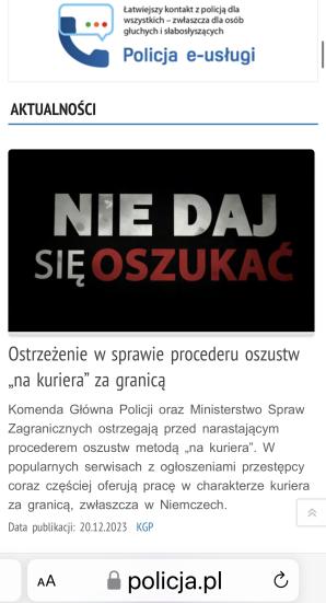 [VIDEO] Postulat Biura RUTKOWSKI oraz Telewizja.Patriot24.net spełniony! Policja wraz z Ministerstwem Spraw Zagranicznych uruchomili kampanię przestrzegającą przed oszustwami „na kuriera” tych, którzy chcą sobie dorobić w Niemczech! (PL/DE)