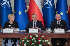 [VIDEO] Rada Bezpieczeństwa Narodowego przed wizytą w USA