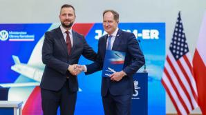 [VIDEO] O pociskach powietrze - ziemia JASMM-ER i o zwiększeniu zdolności rozpoznawczym polskiej armii mówił Wicepremier Kosiniak-Kamysz po podpisaniu umowy na zakup nowego systemu uzbrojenia