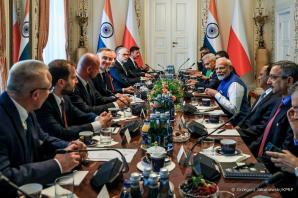 [VIDEO] Spotkanie Prezydenta z Premierem Indii. Pierwsze od 45 lat