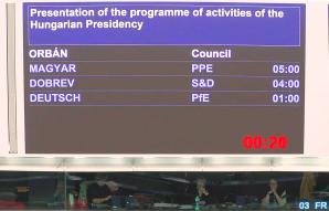 [VIDEO] Prezydencja Węgier w UE za półmetkiem. Jej ocena dzieli europarlamentarzystów