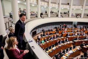 [VIDEO] Marszałek Sejmu Szymon Hołownia o bezpieczeństwie w Finlandii