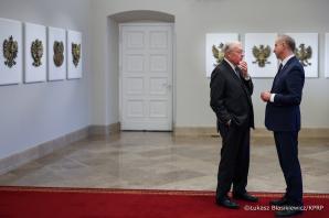 [VIDEO] Spotkanie Andrzeja Dudy z Specjalnym Wysłannikiem Prezydenta Stanów Zjednoczonych ds. Ukrainy i Rosji Keithem Kelloggiem