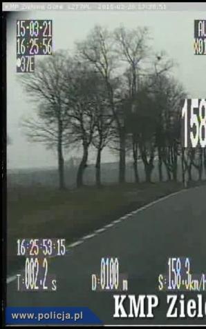 Pirat drogowy w piętnaście minut zgarnął 61 punktów karnych