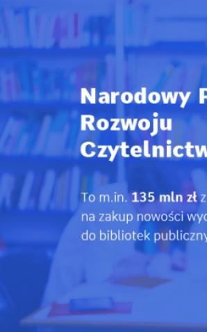 Więcej nowych książek w nowoczesnych bibliotekach