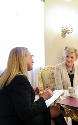  Rozmowy małżonki Prezydenta RP Agaty Kornhauser-Dudy o nauczaniu specjalnym