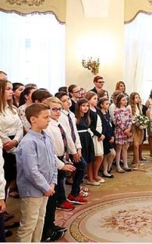 Polonijni uczniowie z USA u Agaty Kornhauser-Dudy