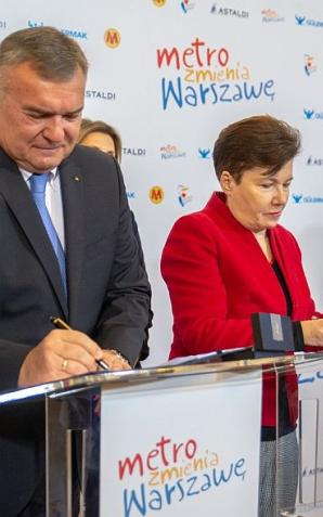 Warszawa z całą drugą linią metra