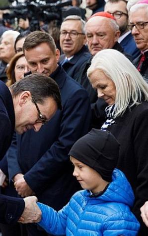 [VIDEO] Premier na uroczystości odsłonięcia pomnika Wojciecha Korfantego