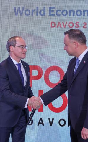 [VIDEO] Otwarcie Domu Polskiego w Davos