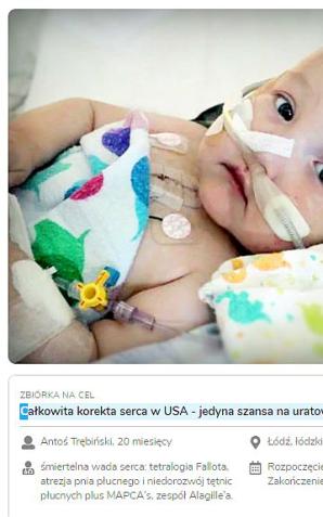 [VIDEO] Uratuj życie Antosia! Potrzeba już tak niewiele pieniędzy na operację w USA!