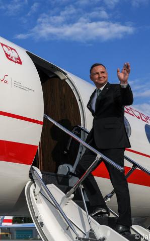 [VIDEO] Prezydent Andrzej Duda udał się do Waszyngtonu