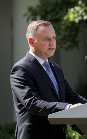 [VIDEO] Wypowiedź Prezydenta RP po spotkaniu z Prezydentem USA w Białym Domu