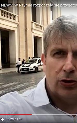 [VIDEO] W Rzymie rozpoczęły się przygotowania do pierwszej zagranicznej podróży Prezydenta