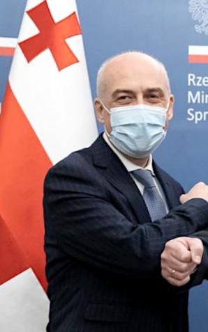 Spotkanie ministra Zbigniewa Raua z szefem dyplomacji Gruzji