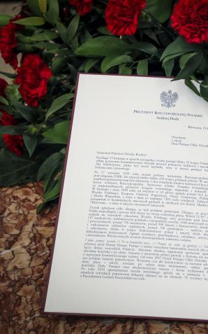 Przesłanie z okazji Dnia Pamięci Ofiar Zbrodni Katyńskiej