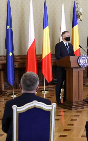 [VIDEO] Prezydent: Spotkanie B9 ważne i pozytywnie postrzegane przez NATO