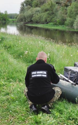 Papierosy dryfowały z nurtem Bugu, dzięki informacji otrzymanej od służb granicznych Ukrainy