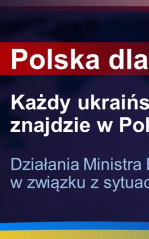 [VIDEO] Wsparcie na rzecz Ukrainy – najważniejsze działania MEiN