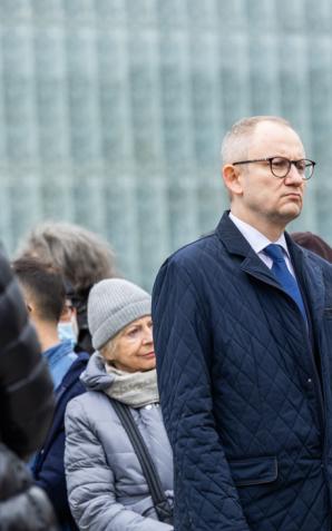 79. rocznica powstania w getcie warszawskim – uroczystość z udziałem wiceministra Błażeja Pobożego