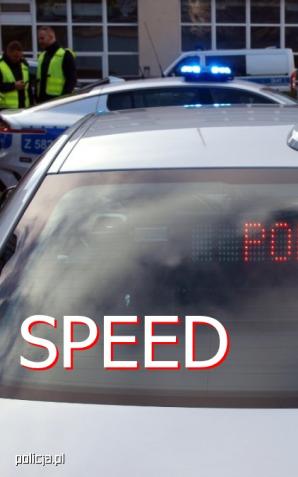 [VIDEO] Pośpiech nie popłaca! Pędziła 110 km/h w terenie zabudowanym