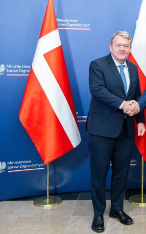 Wizyta szefa dyplomacji Królestwa Danii w Warszawie