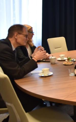 Spotkanie minister Anny Moskwy z Ambasadorem Niemiec w RP