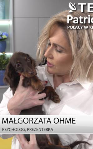 [VIDEO] Małgorzata Ohme: Jak już po czterdziestce ma się kryzys, to się ma coraz więcej piesków i się z nimi śpi. Ja szczególnie uwielbiam jamniki