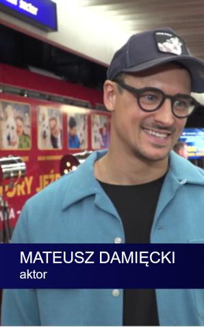 [VIDEO] Mateusz Damięcki: Film „O psie, który jeździł koleją” będzie mocno chwytał za serce. Jestem ojcem i doskonale rozumiem emocje bohatera, którego w nim gram