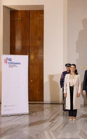 Prezydent Andrzej Duda na spotkaniu Prezydentów Grupy Wyszehradzkiej w Pradze